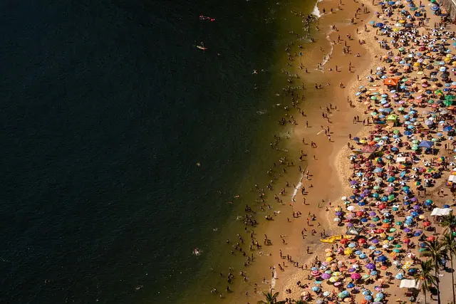 Pior índice poluição praias Brasil 2025