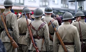 Primeira Guerra Mundial soldados trégua