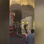 Explosão atinge bombeiros em Santana do Livramento (RS) | Foto: X/Reprodução
