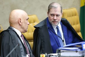 Alexandre de Moraes e Dias Toffoli em sessão no STF — 5/11/2025 | Foto: Gustavo Moreno/STF