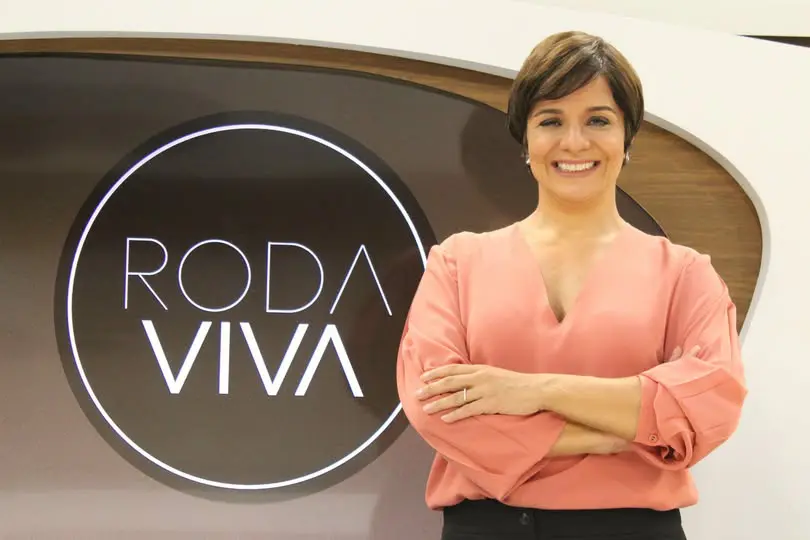 A jornalista Vera Magalhães apresentava o programa Roda Viva | Foto: Divulgação/TV Cultura