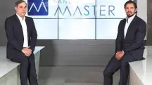 À esquerda, Augusto Lima, sócio do Banco Master; à direita, Daniel Vorcaro, fundador da instituição financeira | banco pleno
