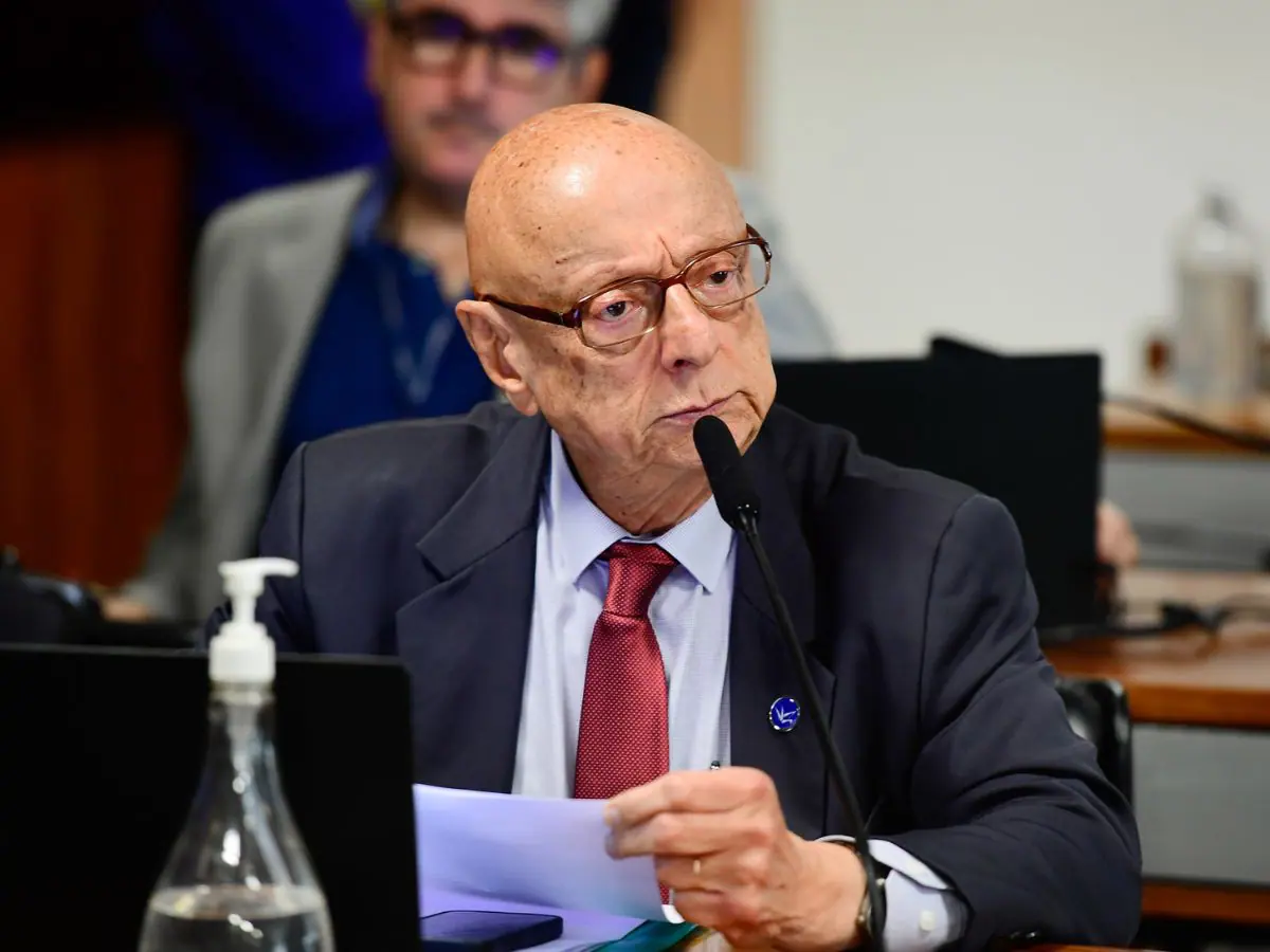 Senador Esperidião Amin protocolou ontem novo projeto de anistia aos condenados pelo 8 de janeiro I Foto: Edilson Rodrigues/Agência Senado
