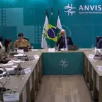 Diretores da Anvisa em reunião nesta quarta-feira, 28, em Brasília | Foto: Divulgação/Anvisa