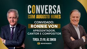 O Conversa com Augusto Nunes é transmitido às terças-feiras, das 20h30 às 21h30 | Foto: Divulgação/Oeste