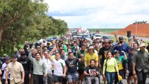 Caminhada de Nikolas rumo a Brasília