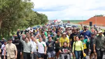 Caminhada de Nikolas rumo a Brasília