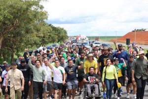 Caminhada de Nikolas rumo a Brasília