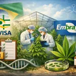 Em A Força do Agro desta quarta-feira, 7, o espectador vai entender o que muda com a liberação da Anvisa para pesquisas com Cannabis sativa | Foto: Divulgação/Oeste | Imagem criada com o auxílio de inteligência artificial