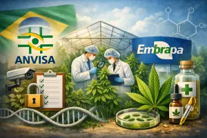 Em A Força do Agro desta quarta-feira, 7, o espectador vai entender o que muda com a liberação da Anvisa para pesquisas com Cannabis sativa | Foto: Divulgação/Oeste | Imagem criada com o auxílio de inteligência artificial