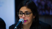 Delcy Rodríguez, líder interina da Venezuela