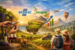 Em A Força do Agro desta quarta-feira, 14, o espectador vai descobrir como o projeto do Sebrae pode transformar o mercado de vinhos finos do Brasil | Foto: Divulgação/Oeste | Imagem criada com o auxílio de inteligência artificial
