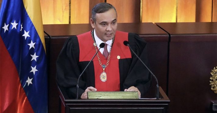 O magistrado Maikel José Moreno Pérez é o atual presidente do Tribunal Supremo de Justiça da Venezuela | Foto: X/Reprodução