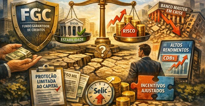 'Questionar o papel do FGC não é colocar em dúvida a proteção aos depositantes', escreve Marcelo Gama | Foto: Divulgação/Oeste | Imagem criada com o auxílio de inteligência artificial