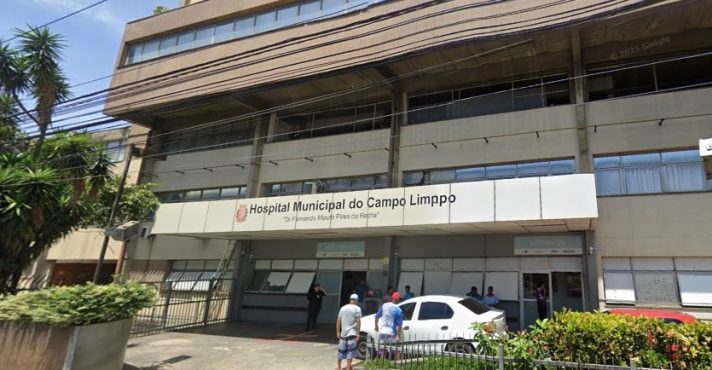Fachada do Hospital Municipal do Campo Limpo, em São Paulo
