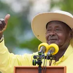 Yoweri Museveni, ditador de Uganda, caminha para seu sétimo mandato | Foto: Uganda Media Centre/Divulgação