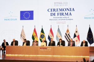 Top officials from the EU and the South American bloc Mercosur signed a free trade agreement on Saturday in Paraguay, paving the way for the European Union's largest-ever trade accord after 25 years of negotiations. The agreement, designed to lower tariffs and boost trade between the two regions, must now gain the consent of the European Parliament and be ratified by the legislatures of Mercosur members Argentina, Brazil, Paraguay and Uruguay.