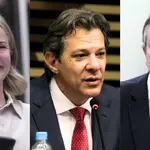 Gleisi, Haddad e Santana