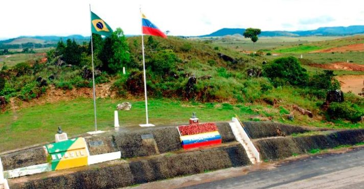 Fronteira da Venezuela com o Brasil, em Roraima | Foto: Reprodução/ Wikipedia
