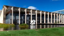 Sede do Itamaraty, em Brasília, Brasil. Israel, Irã, EUA, Estados Unidos