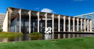 Sede do Itamaraty, em Brasília, Brasil. Israel, Irã, EUA, Estados Unidos