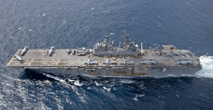O USS Iwo Jima foi utilizado na captura de Nicolás Maduro na Venezuela | Foto: Governo dos EUA/Divulgação