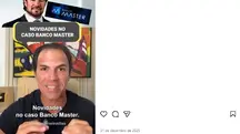 Influenciador André Dias, do Irmãos Dias Podcast, posta conteúdo sobre caso Banco Master
