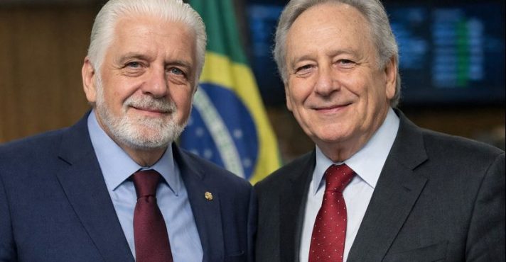 O senador petista Jaques Wagner e o ex-ministro da Justiça de Lula, Ricardo Lewandowski: conflito de interesses | Foto: Montagem sobre reprodução nas redes sociais/IA