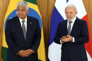 Este foi o sexto encontro entre Lula e o presidente do Panamá, José Raul Mulino | Foto: Antonio Cruz/Agência Brasil