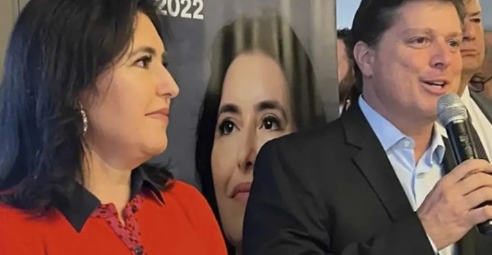 Simone Tebet e Baleia Rossi, no apoio a Lula, em 2022: cobranças e conflitos| Foto: Reprodução/Redes sociais
