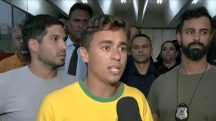 Nikolas caminhou por 255km até Brasília | Foto: SBT News/Reprodução