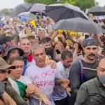 Nikolas - chegada ato Brasília