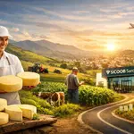 No passado, a comercialização do queijo canastra era proibida, o que afetava a renda e a autoestima dos produtores | Foto: Divulgação/Oeste | Imagem criada com o auxílio de inteligência artificial