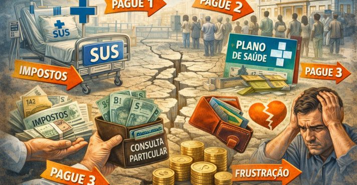 'Goste ou não, o SUS faz parte da sua vida e não é exclusividade de uma ou outra camada da população', escreve Mariana Ziebell Ramos | Foto: Divulgação/Oeste | Imagem criada com o auxílio de inteligência artificial