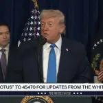 O presidente dos Estados Unidos, Donald Trump, durante a coletiva de imprensa na Casa Branca após o ataque contra a Venezuela | Foto: YouTube White House