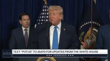 O presidente dos Estados Unidos, Donald Trump, durante a coletiva de imprensa na Casa Branca após o ataque contra a Venezuela | Foto: YouTube White House