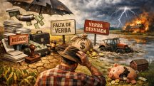 O seguro rural, que inicialmente deveria ajudar, não está cumprindo a proposta inicial | Foto: Divulgação/Oeste | Imagem criada com o auxílio de inteligência artificial