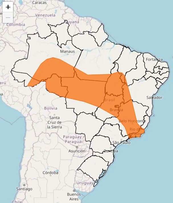 Alertas de chuvas intensas emitidos pelo Inmet | Foto: Reprodução/Inmet