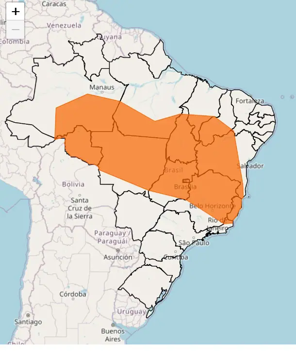 Alertas de chuvas intensas emitidos pelo Inmet | Foto: Reprodução/Inmet