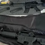 Armas apreendidas na primeira fase da Operação Fogo Amigo, em 2024 | Foto: Divulgação/MP-BA
