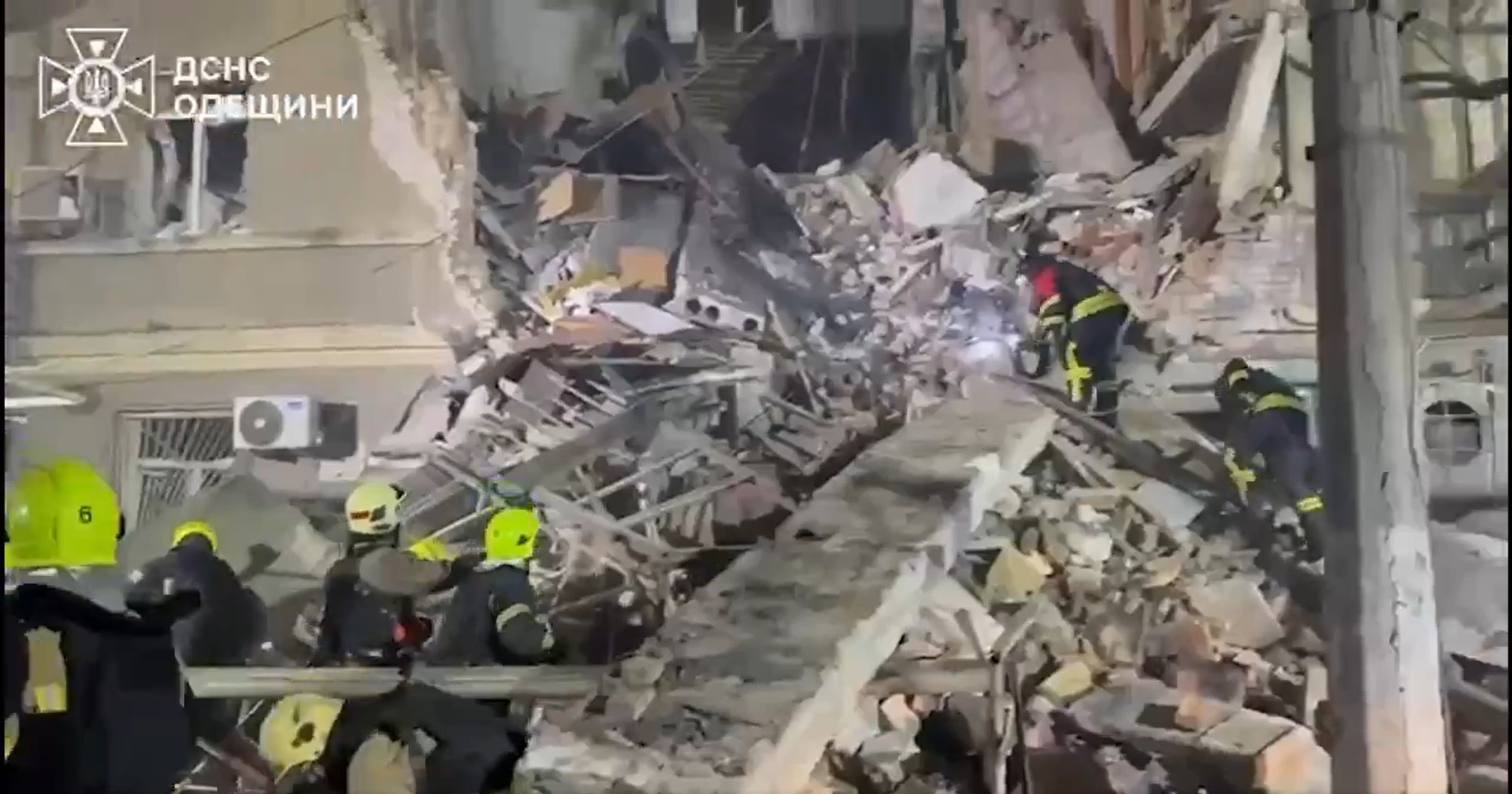 Drones russos bombardearam um prédio residencial na Ucrânia | Foto: Reprodução/Redes sociais