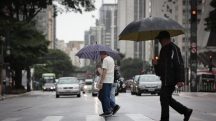 chuvas - avenida paulista - são paulo - guarda-chuva