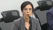 A delegada Janaina Pereira Lima Palazzo, responsável por questionar Vorcaro | Foto: Reprodução/STF