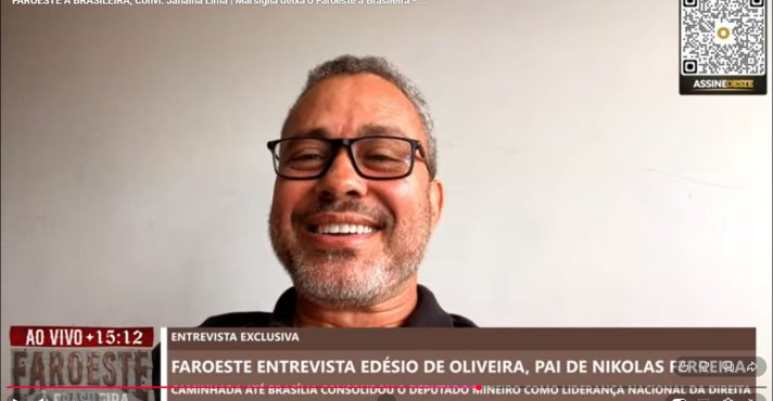 Pai de Nikolas Ferreira, Edésio de Oliveira participou do Faroeste à Brasileira | Foto: Reprodução/YouTube