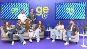 Equipe da GE TV, iniciativa esportiva on-line da TV Globo