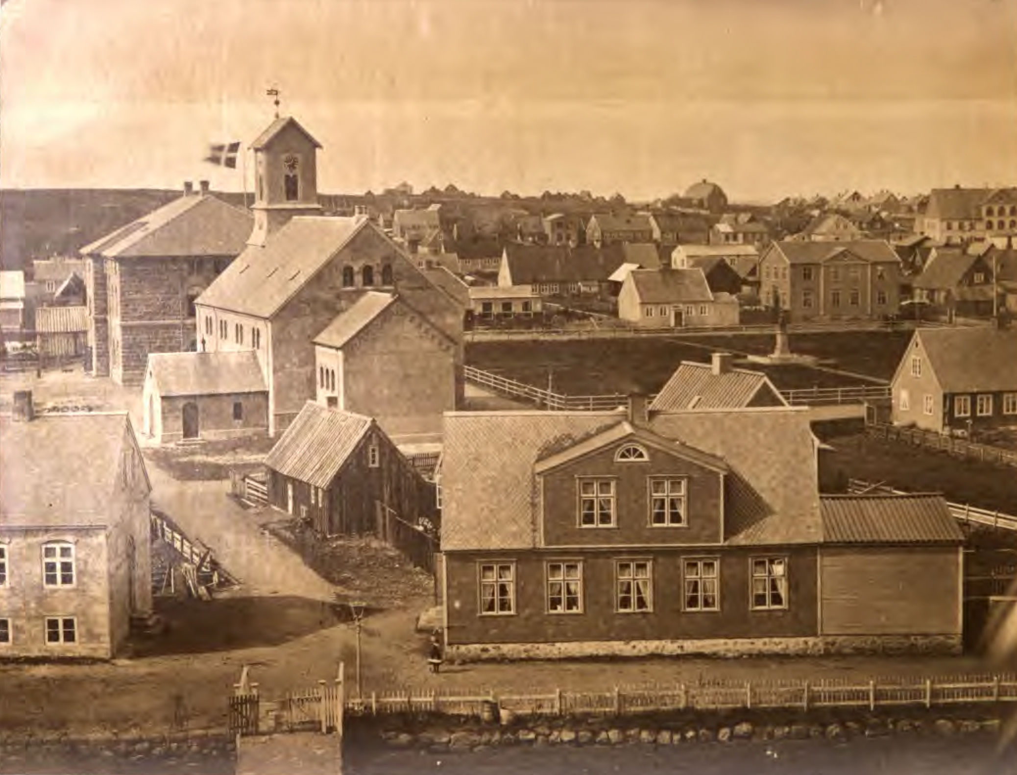 Vilarejo na Groenlândia, 1868 | Foto: Departamento de Estado/Arquivo