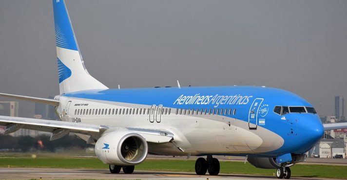 Avião da Aerolíneas Argentinas | Foto: Divulgação