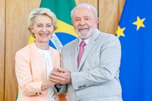 Lula e Ursula von der Leyen | Foto: Reprodução/Palácio do Planalto