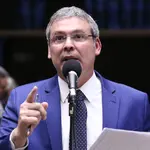 O líder do PT na Câmara, deputado Lindbergh Farias (RJ)