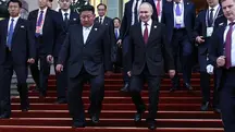 Kim Jong-un e Vladimir Putin durante encontro em setembro de 2025 | Foto: Divulgação/Kremlin